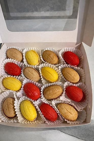 лимонный соус: Орехи со сгущёнкой в подарочной коробке - Классическое печенье — 3