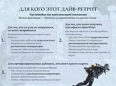Кызматтар: Дайв-ретрит на Филиппинах для предпринимателей Перезагрузка через — 3