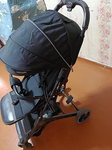 Прогулочная коляска INING BABY (черная) - Легкая складная модель для at lalafo.kg Прогулочная коляска INING BABY (черная) - Легкая складная модель для