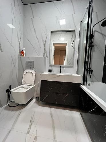Квартиры: 2 комнаты, 75 м², Элитка, 8 этаж, Дизайнерский ремонт — 9