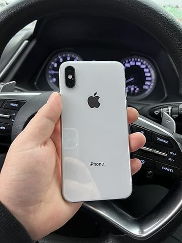 apple x: IPhone X, 64 ГБ, Серебристый, 100 % — 2