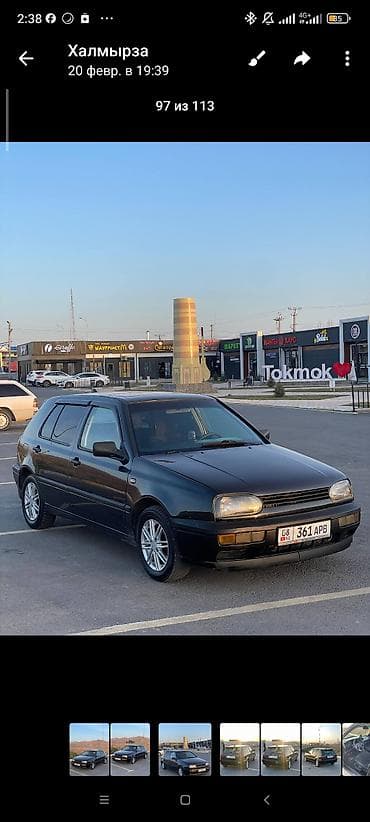 стартер гольф2: Volkswagen Golf: 1994 г., 1.6 л, Механика, Бензин, Хэтчбэк — 1