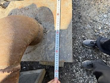 установка бассейна: Печь-«буржуйка» из стали с варочной поверхностью и дымоходом — 4