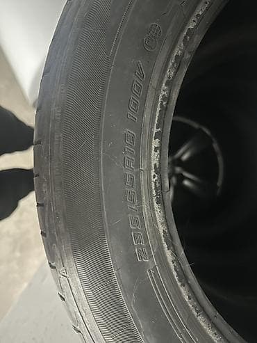 vossen 16: Летние шины 235/55 R18 100V В отличном состоянии Dunlop - Размер — 3
