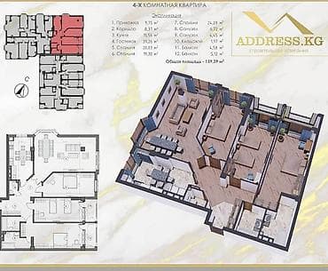 4 комнаты, 160 м², Элитка, 9 этаж — 2