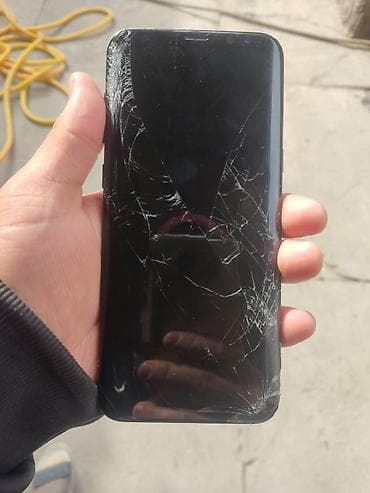 Samsung Galaxy S8 Plus, Колдонулган, түсү - Кара, 2 SIM