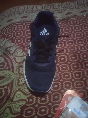 second hend: Мужские кроссовки, 42.5, 42, Adidas, Б/у, цвет - Синий, Самовывоз, Платная доставка — 1