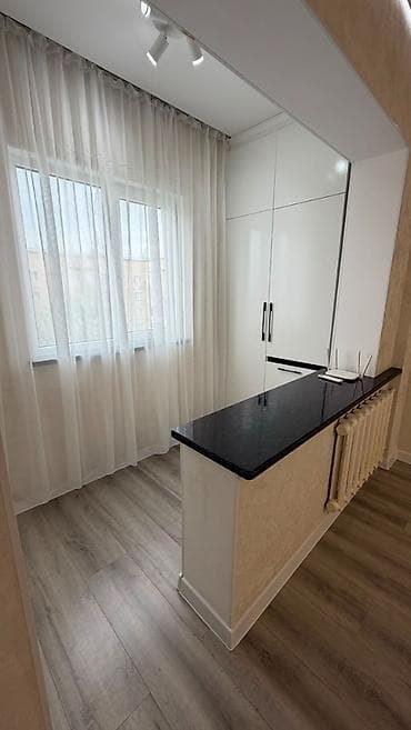 сдаю кв аламедин: 1 комната, 34 м², 105 серия, 8 этаж, Евроремонт — 3