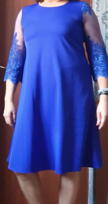 платье с пайетками большого размера: Вечернее платье, С рукавами, S — 4