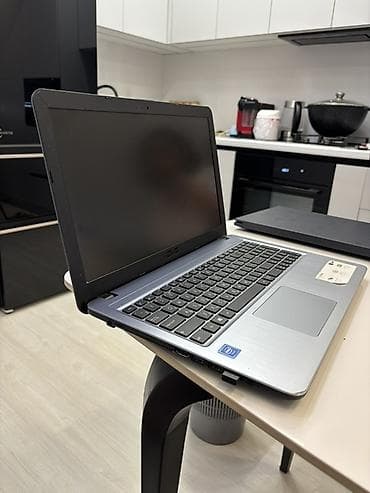 Ноутбуктар жана аксессуарлар: Ноутбук ASUS, металлическая крышка серебристого цвета, классический — 4