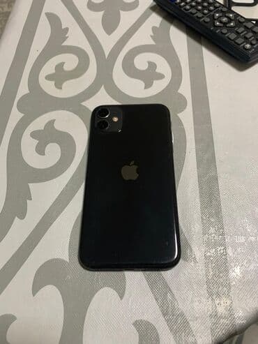 айфон 9 бу бишкек: IPhone 11, Колдонулган, 128 ГБ, Кара, Заряддоочу түзүлүш, 100 % — 1