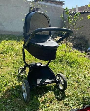 детские коляски 2 в 1: Коляска, цвет - Черный — 9