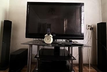 mp4: Гарнитур для зала, Тумба под ТВ, Металл, цвет - Черный — 1