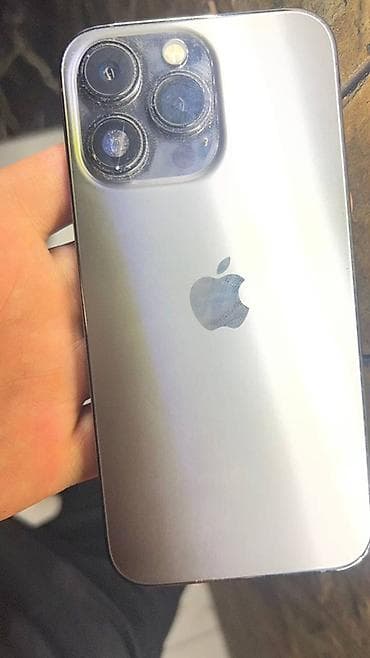 phone 6s: IPhone 13 Pro, Б/у, 128 ГБ, Серебристый, Зарядное устройство, Чехол, Кабель, 80 % — 1