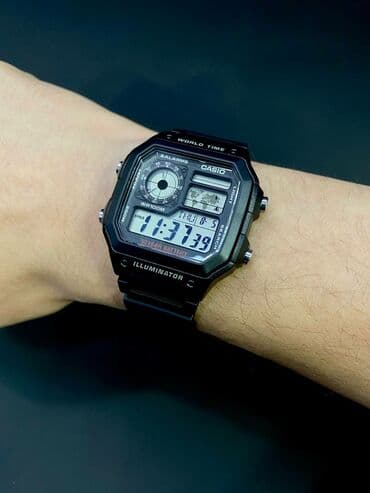 электронные наручные часы: Ae-1200wh-1a Общие характеристики Тип - кварцевые Назначение - — 2