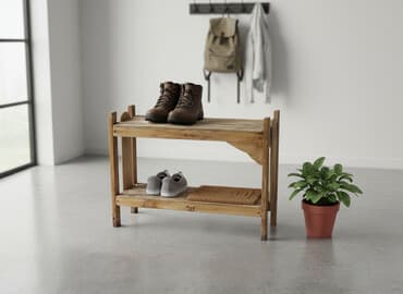 купить кресло кровать: Полка для обуви, Дерево — 1