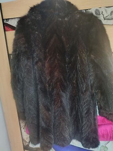 Шуба, Норка, Короткая модель, XL