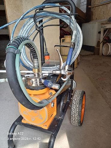 насос глубиный: Безвоздушные окрасочные аппараты на тележке Описание: - — 1