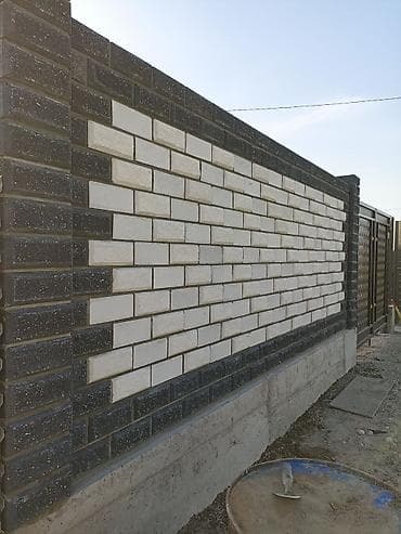 кола блок: Декоративные блоки/кирпич для заборов и фасадов - Фактурные бетонные — 4