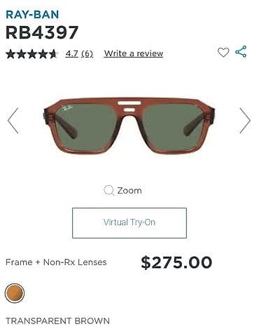 Оригинальные Ray-ban. Model RB 4397 at lalafo.kg Оригинальные Ray-ban. Model RB 4397
