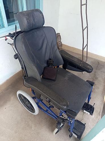 Ингаляторлор, небулайзерлер: Коляска с регулируемой спинкой и подголовником Описание: - инвалидная — 3