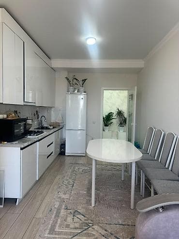Недвижимость: 2 комнаты, 54 м², Аламедин-1 мкр Элитка, 4 этаж, ПСО (под самоотделку) — 4