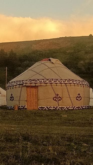 Продажа юрты, Каркас Деревянный, 85 баш, Диаметр: 6 метров at lalafo.kg Продажа юрты, Каркас Деревянный, 85 баш, Диаметр: 6 метров