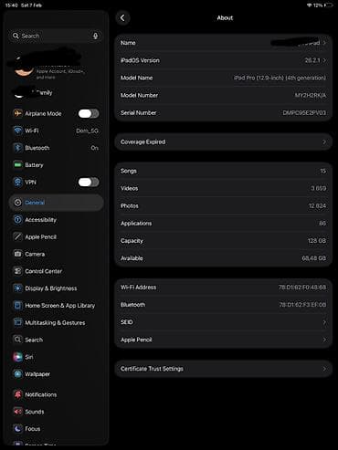 ssd 64: Планшет, Apple, память 128 ГБ, 12" - 13", Wi-Fi, Б/у, Классический — 5
