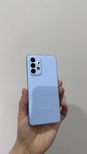 Samsung Galaxy A33 5G, Б/у, 128 ГБ, цвет - Голубой, 2 SIM