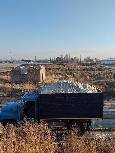 Щебень, Для дороги, Насыпью