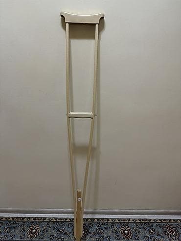 рейлы для одежды: Подмышечный костыль из дерева - Материал: прочная деревянная рама — 1