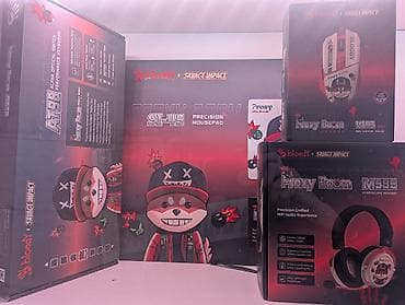 проводной наушник: СЭТ 4в1 Коллаборация Bloody и Savage Impact — 8