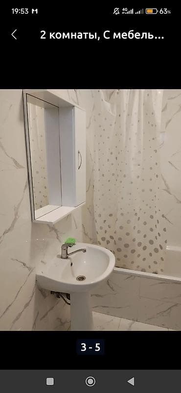 кушетка на аренду: 2 комнаты, С мебелью полностью — 5