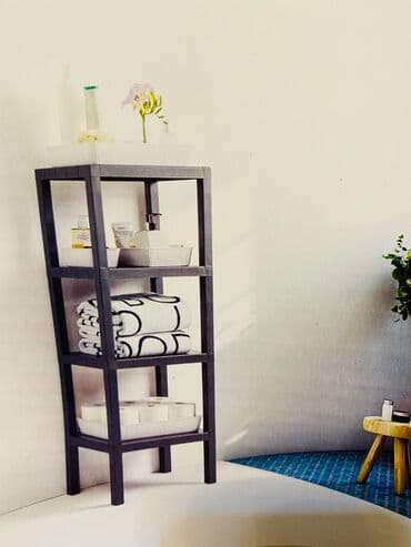 полки в ванну: Этажерка для ванны, Новый, Пластик, В рассрочку, Самовывоз, Платная доставка — 4