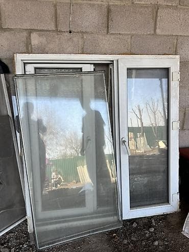 стекло окон: Готовое пластиковое окно, Тип окна: Стандартные, Б/у, Без установки, Без рассрочки — 1