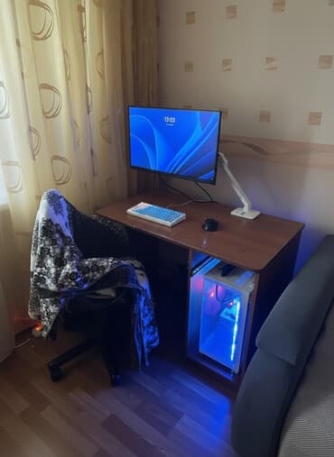 Компьютер, ядер - 6, ОЗУ 32 ГБ, Игровой, Б/у, AMD Ryzen 5, AMD Radeon RX 7700 XT, NVMe