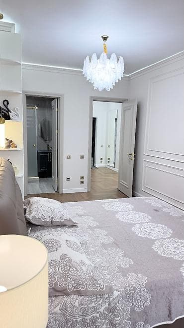 Квартиры: 3 комнаты, 104 м², Асанбай мкр 9 этаж, Дизайнерский ремонт — 4