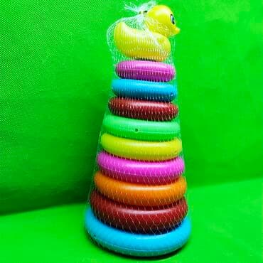 уточку: Пирамидка игрушка для развития малышей🟡🟢 Отличный выбор для развития — 4