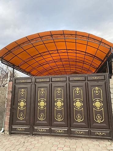 Офис эмереги: Чатыр, Аркалуу, Металл, Поликарбонат, Орнотуу — 8