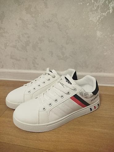 кеды белые: Белые повседневные кеды (унисекс) - Материал верха: гладкий — 4