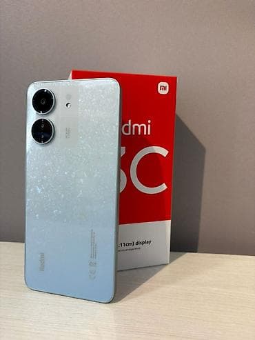 Redmi, Redmi 13C, Б/у, 256 ГБ, цвет - Голубой, 2 SIM
