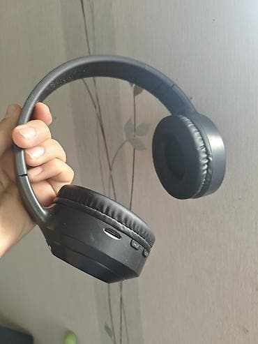 airpods lalafo: Беспроводные накладные наушники (черные) очень хорошие новые 2 недели — 1