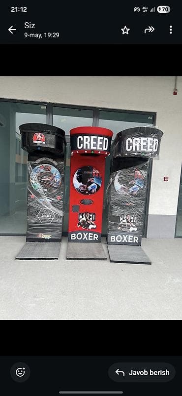 купить силомер грушу: Игровой автомат «BOXER / CREED» – ударный боксёрский аттракцион. - — 1
