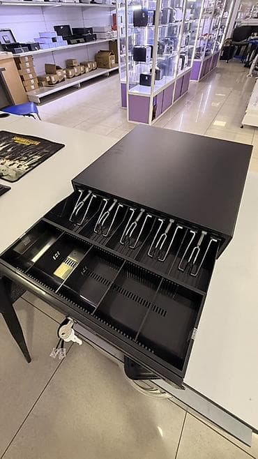 focus print: Кассовый денежный ящик (черный), совместимый с POS/ККМ - Форм‑фактор — 3