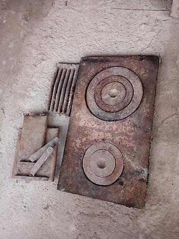 Чугунные элементы для дровяной/угольной печи: - Варочная плита из