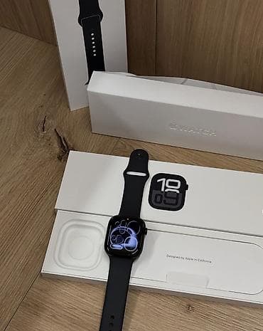 Apple Watch: Apple Watch 10 46 mm GOLD Аккумулятор 100% родной Часы не — 5