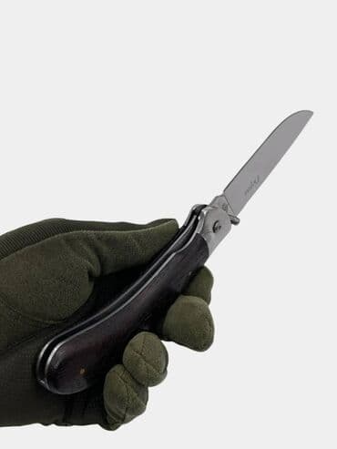 нож бабочка тренировочный в бишкеке: Нож "Гюрза" складной, сталь 65Х13, замок Liner Lock, рукоять дерево — 5