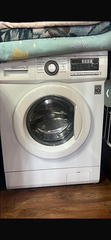 плеты: Стиральная машина LG с фронтальной загрузкой, Direct Drive на 7 кг — 1
