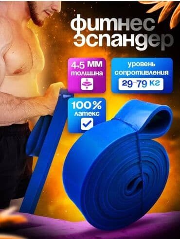 Фитнес жгут 29-79кг ширина: 6,4 см длина: 208 см Хотите найти