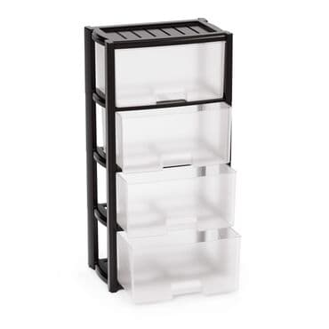 мебель для ванной размеры: Комод «колорит» узкий 4 полки Черно-прозрачный Бежевый и венге - — 5